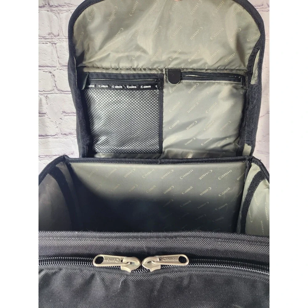 Canon Large Camera Travel Shoulder Bag with Strap & Several Pockets Photographer